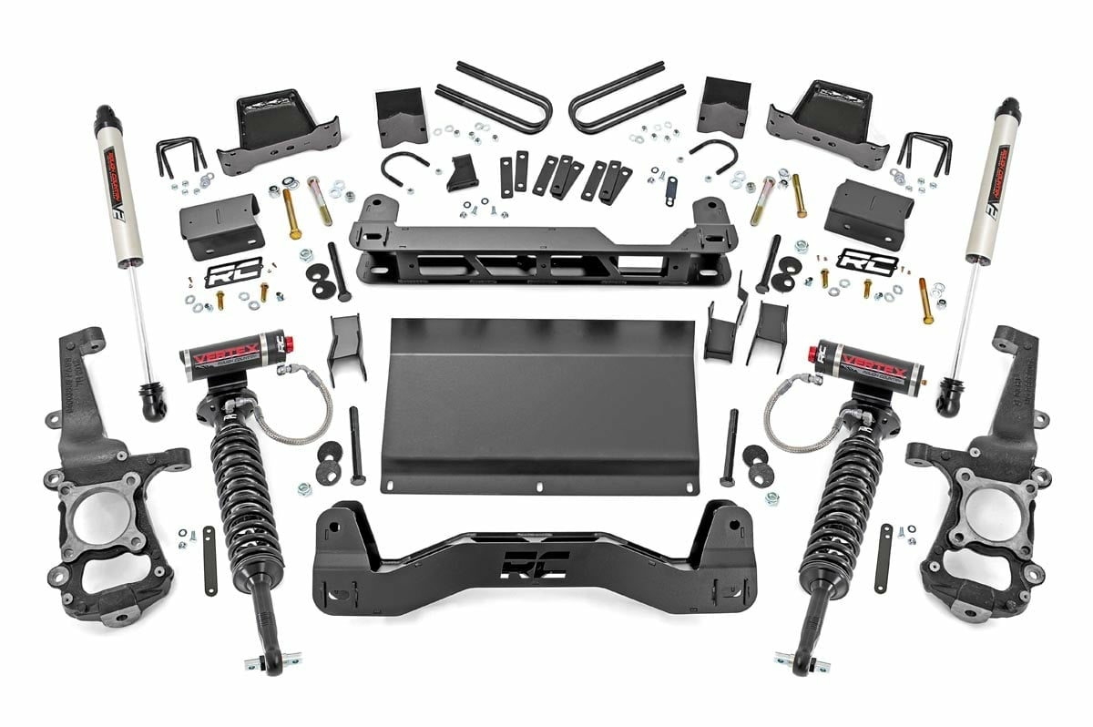 Fits Ford F-150 4WD (2021-2024) 6 Inch Lift Kit; Vertex/V2; 49957