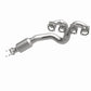 Catalytic Converter with Integrated Exhaust Manifold for HM Grade Federal / EPA Compliant Direct-Fit Manifold Catalytic