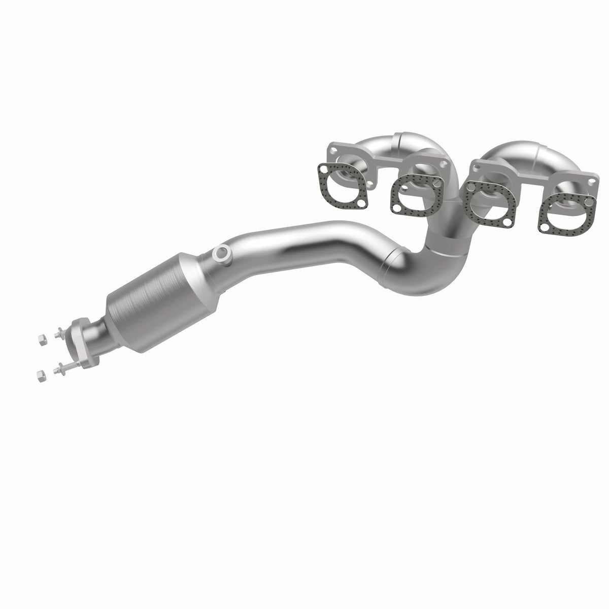 Catalytic Converter with Integrated Exhaust Manifold for HM Grade Federal / EPA Compliant Direct-Fit Manifold Catalytic