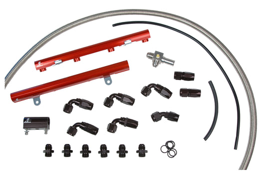 Fuel Injection Fuel Rail Kit EFI Fuel Rail Vehicle Specific Fit Aeromotive 14124-BGPL