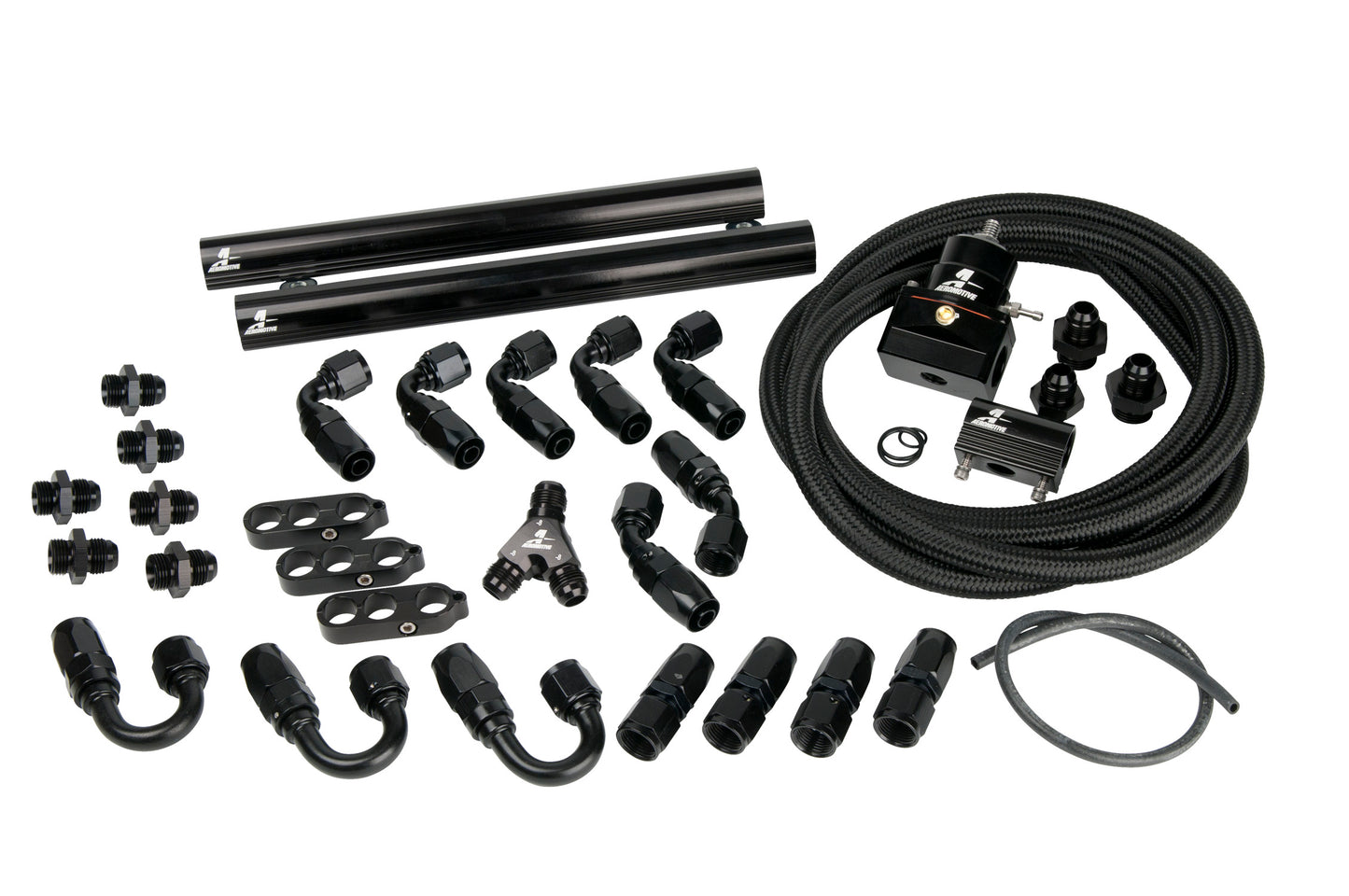 Fuel Injection Fuel Rail Kit EFI Fuel Rail Universal Fit Aeromotive 17156-BGPL