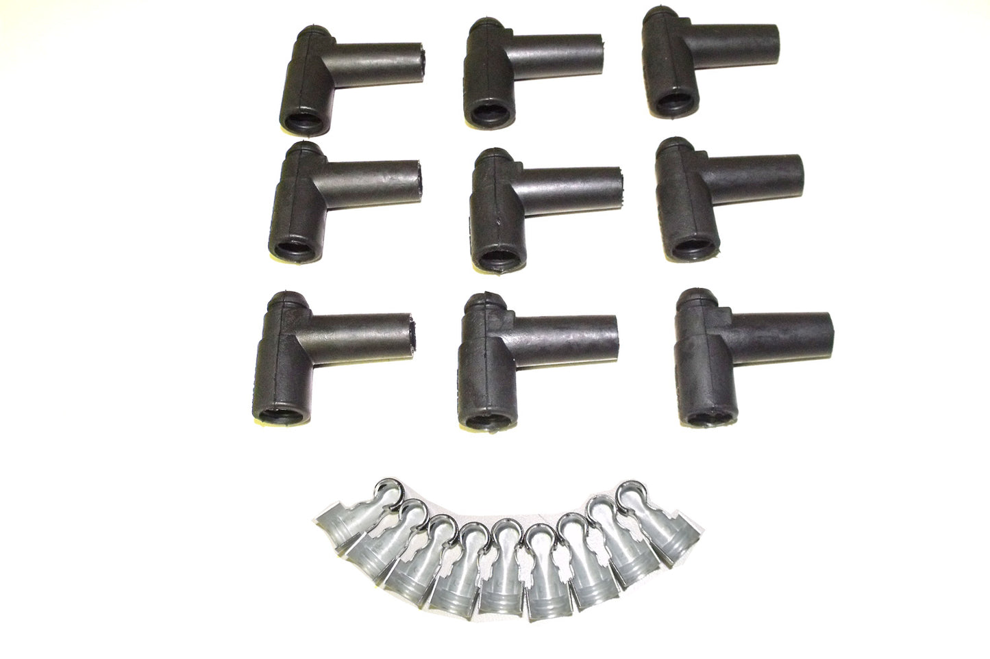 Spark Plug Wire Connector 7 - 10.4mm 90? 9 Black 46055