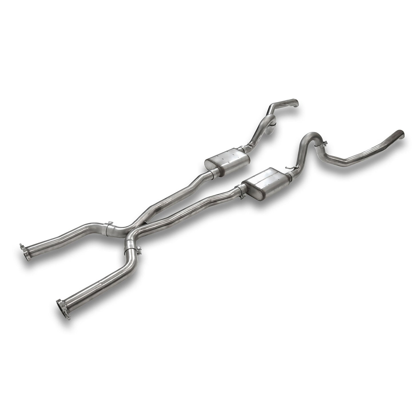 Header-Back Exhaust Kit for 64-72 Chevy Chevelle LS Swap Stainless Steel DES103