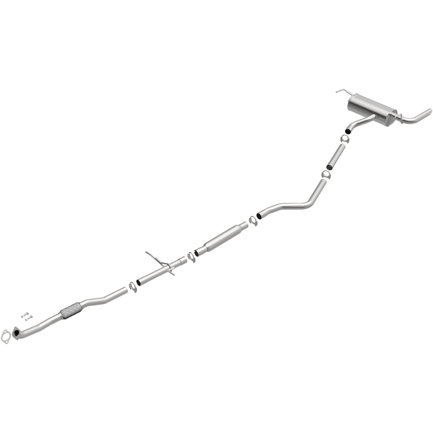 2014-2018 Jeep Cherokee Direct-Fit Replacement Exhaust System 106-0781