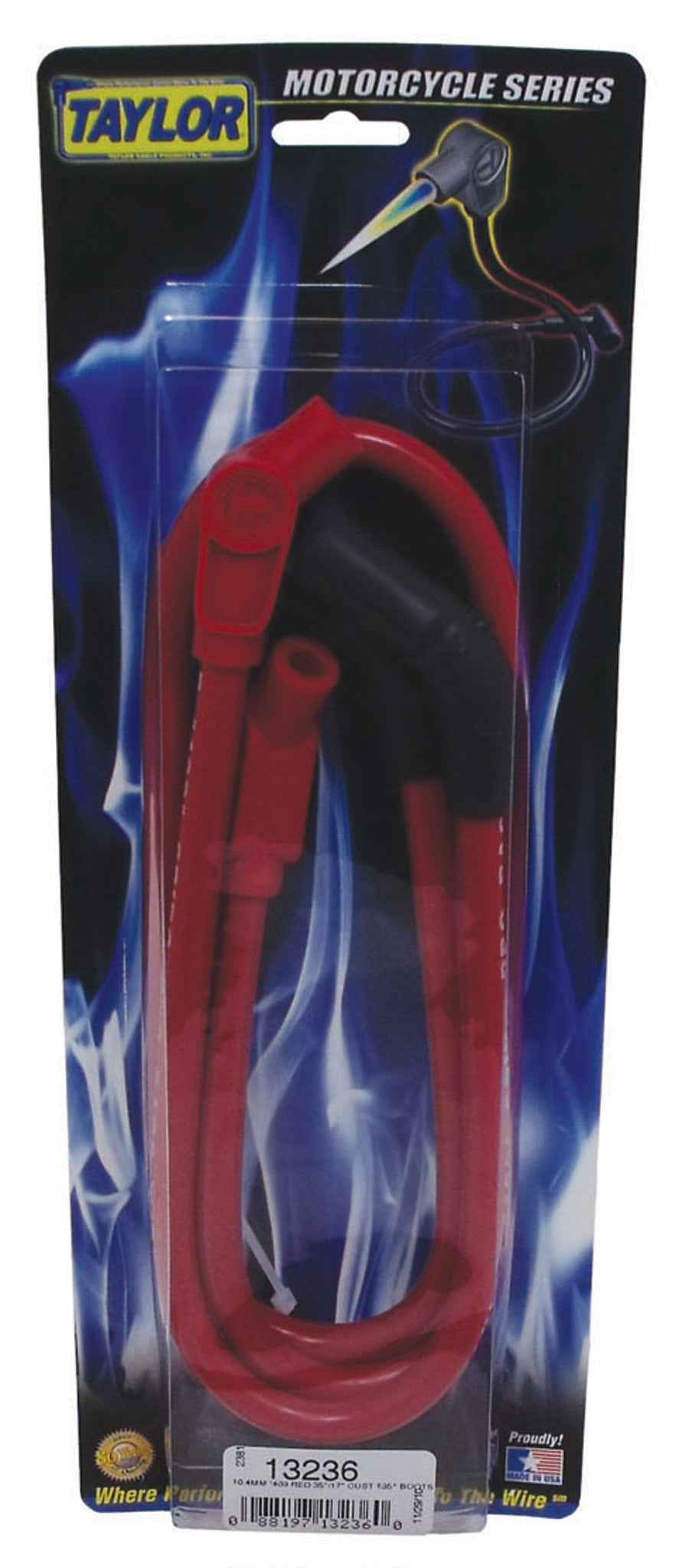 Spark Plug Wire Set 2009-2011 Harley-Davidson 10.4mm Silicone Spiro Pro 13236