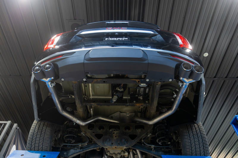 2021-2024 Chevrolet Tahoe High Country 3" Cat Back, 2.5" Dual Rear S50573CF - Cat Back Exhaust Car Part People