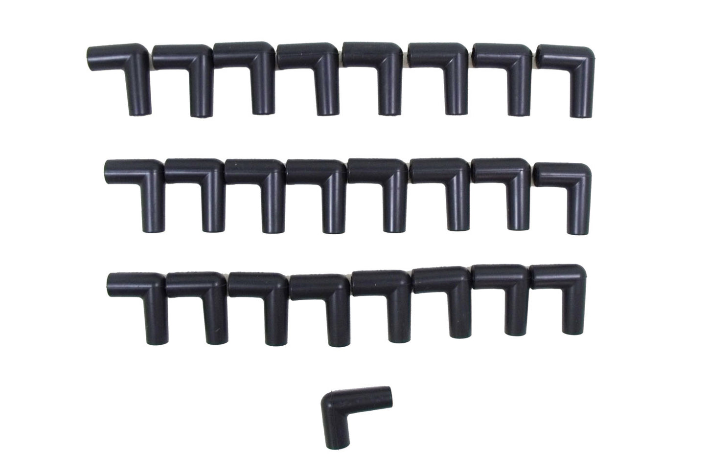 Spark Plug Wire Connector 7 - 10.4mm 90? 25 Black 46201