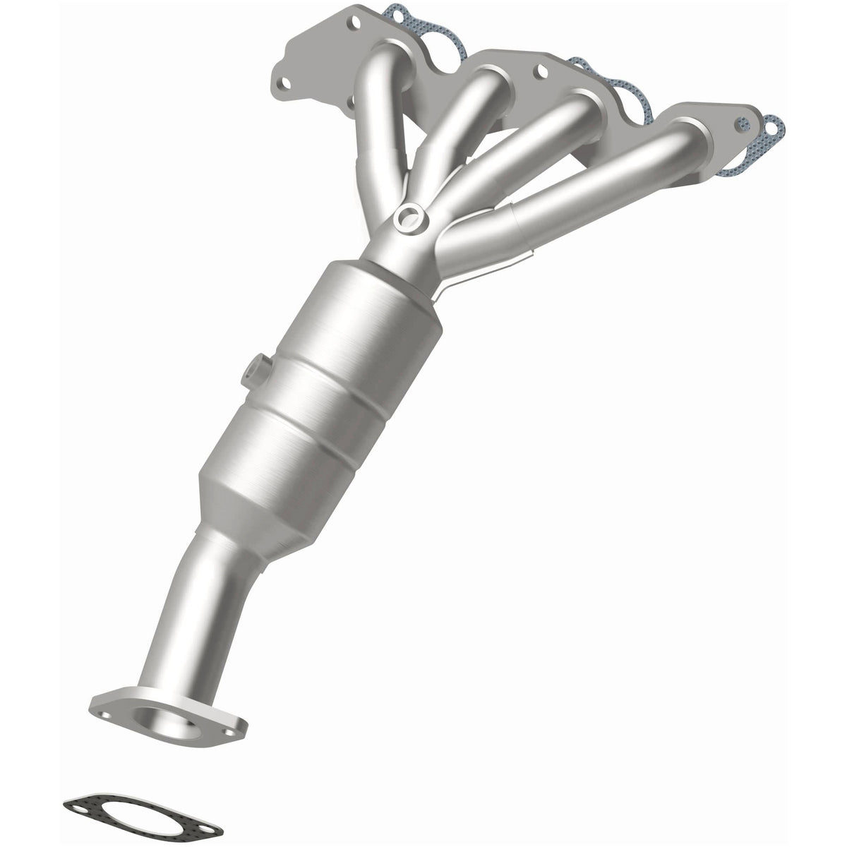 Catalytic Converter with Integrated Exhaust Manifold for HM Grade Federal / EPA Compliant Direct-Fit Manifold Catalytic