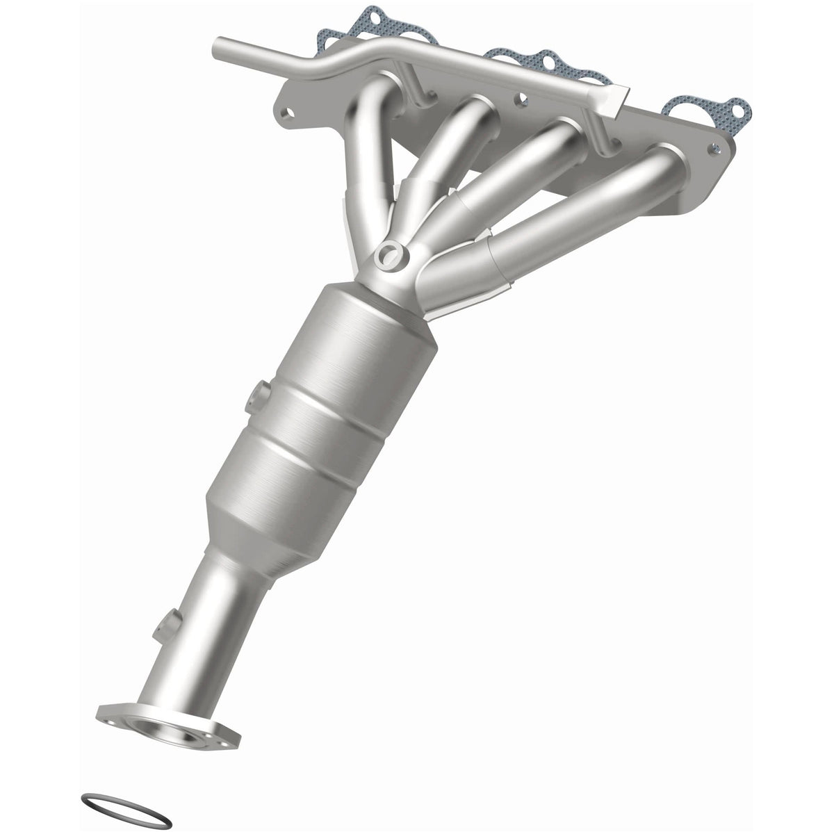 Catalytic Converter with Integrated Exhaust Manifold for HM Grade Federal / EPA Compliant Direct-Fit Manifold Catalytic