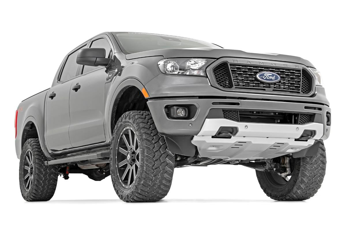 Fits Ford Ranger 4WD (2019-2023) 3.5" Lift Kit; N3; Cast Steel Knuckles; 500011