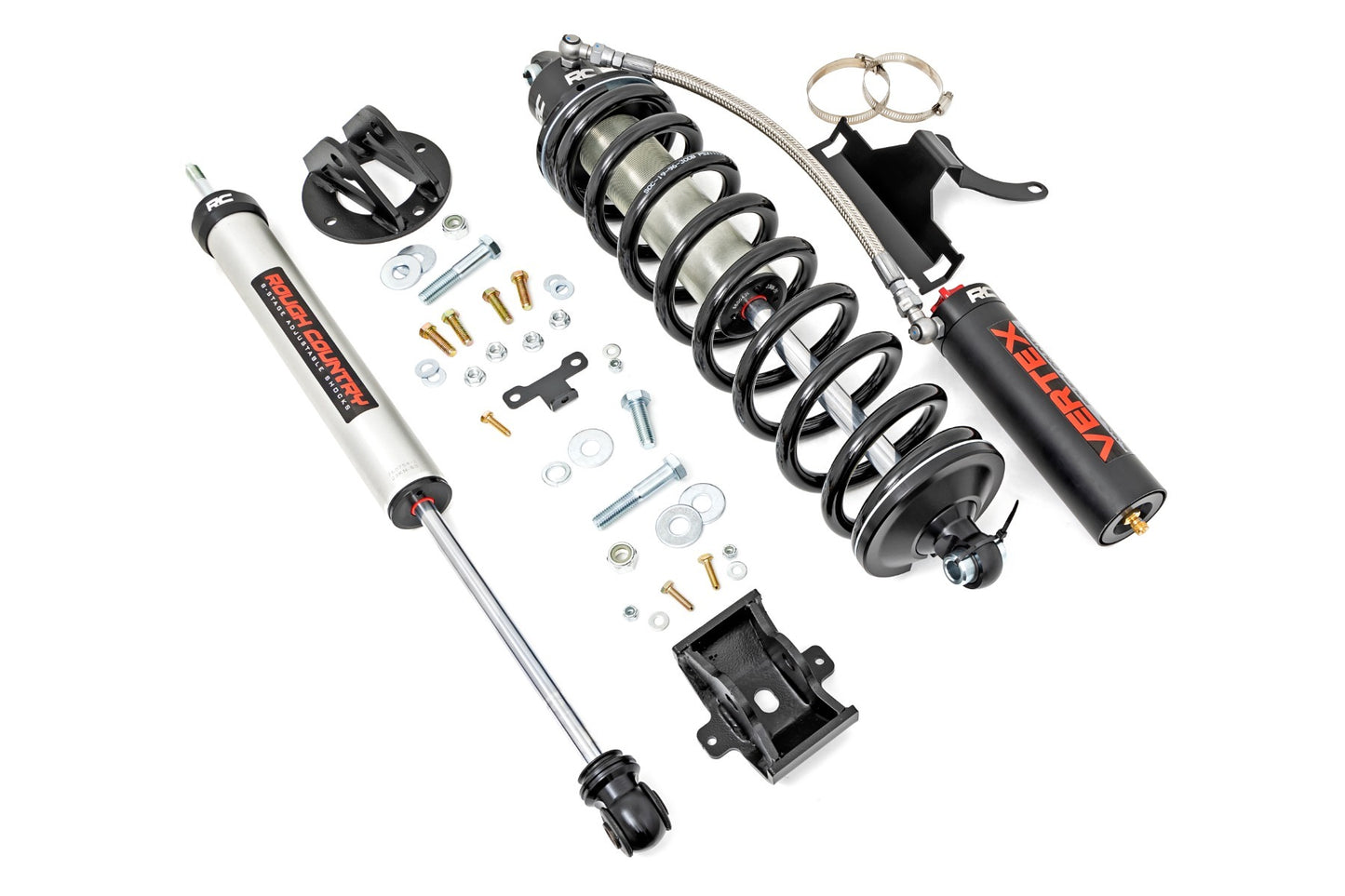 Fits Ford F-250/F-350 SD (05-22) 3" Coilover Conversion Upgrade Kit; Gas; 50014