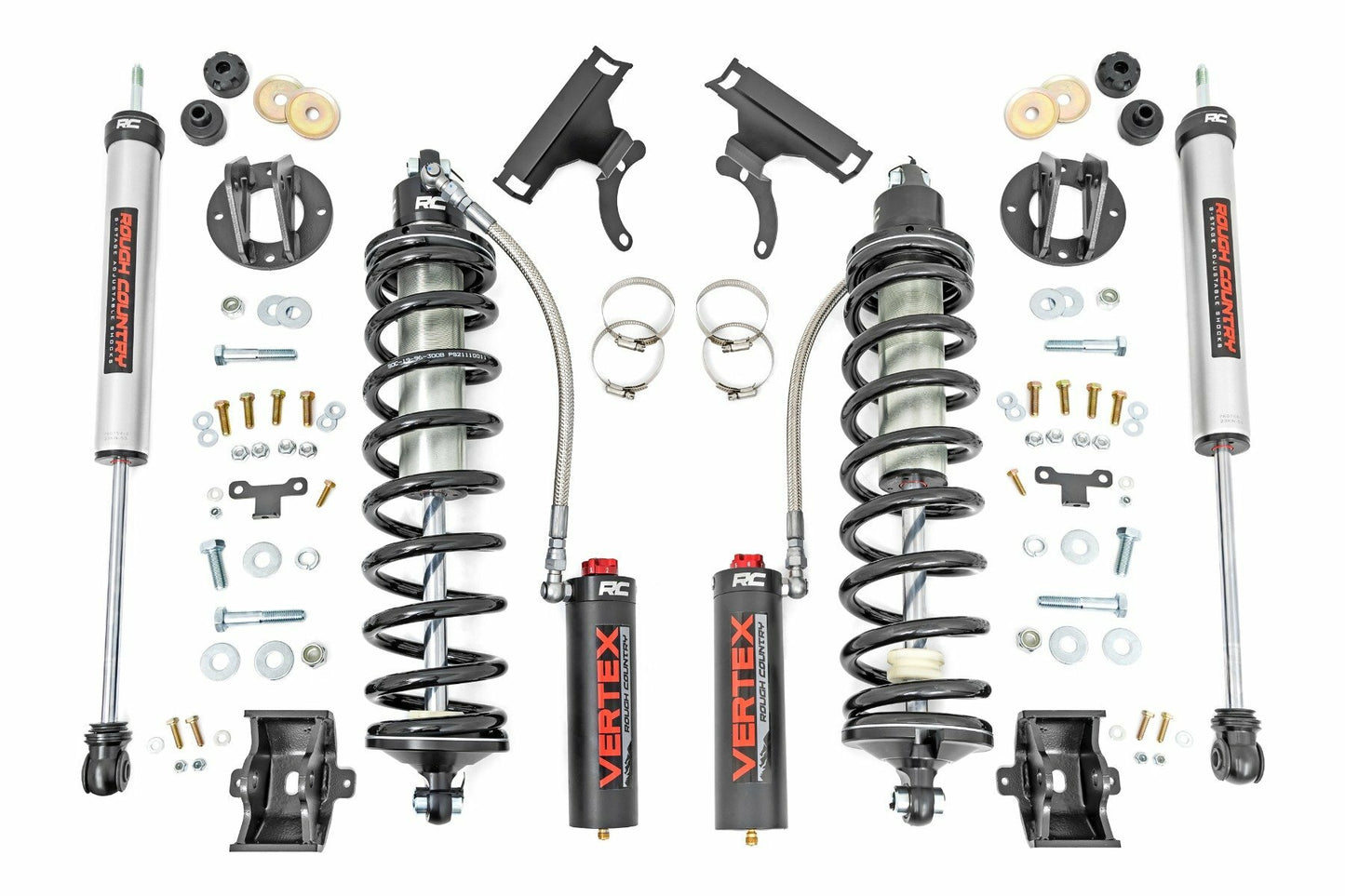 Fits Ford F-250/F-350 SD (05-22) 3" Coilover Conversion Upgrade Kit; Gas; 50014