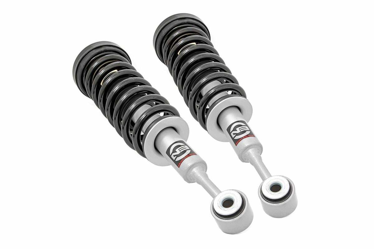Fits Ford F-150 4WD (2004-2008) 2.5 Inch Leveling Kit; Loaded Strut; 501001