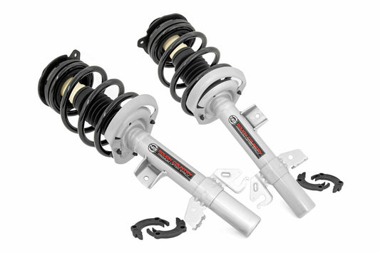 Fits Jeep Cherokee KL 2WD/4WD (2014-2023) Loaded Strut Pair; 2 Inch Lift; 501111
