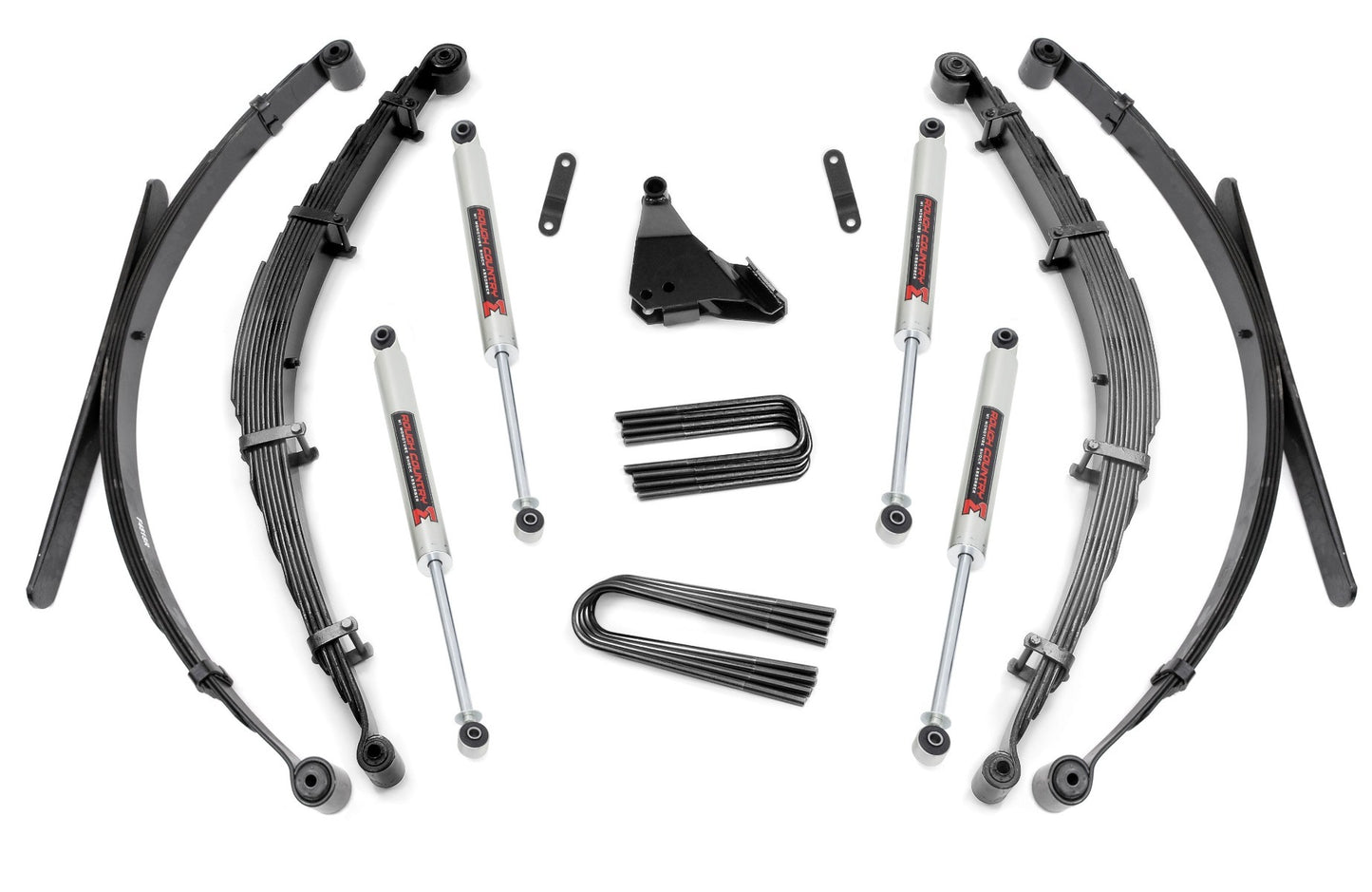 Fits Ford F-250/F-350 SD 4WD (99-04) 4" Lift Kit; Rear Springs; M1; 50140
