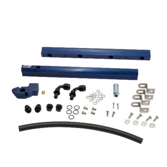 Fits 2005-2010 Mustang 4.6L GT High Flow Cnc Billet Aluminum Fuel Rail Kit-5017 - Car Part People