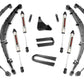 Fits Ford F-250/F-350 SD 4WD (99-04) 4" Lift Kit; Rear Springs; V2; 50170
