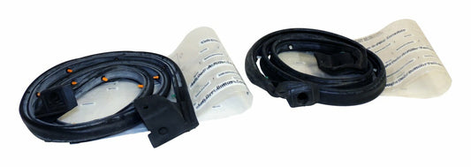 Crown Door Weatherstrip Kit for 1997-2006 Jeep TJ Wrangler w/ Half Steel Doors - 5017010K