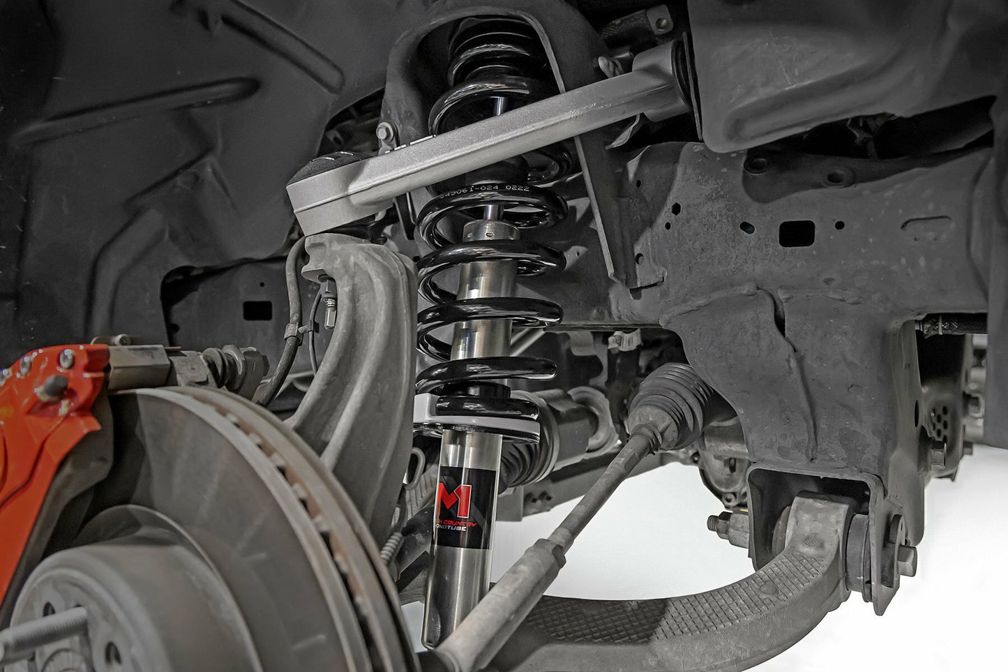 Fits Ram 1500 2&4WD (19-25) M1 Adjustable Leveling Struts; Monotube; 0-2" 502061
