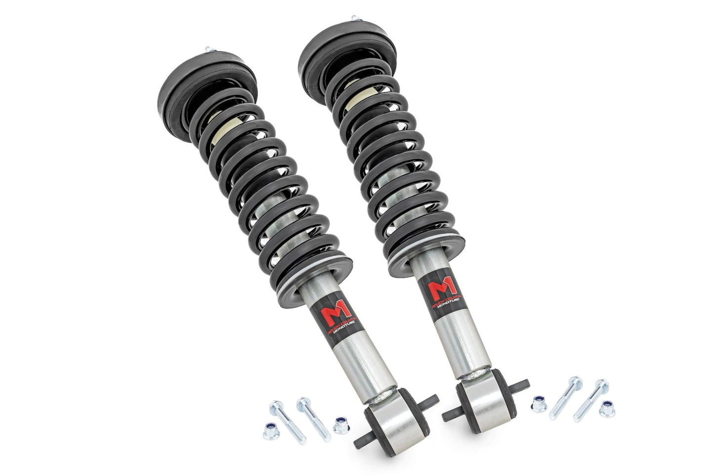Fits Ford F-150 4WD (2014-2024) M1 Adjustable Leveling Struts; 0-2"; 502068