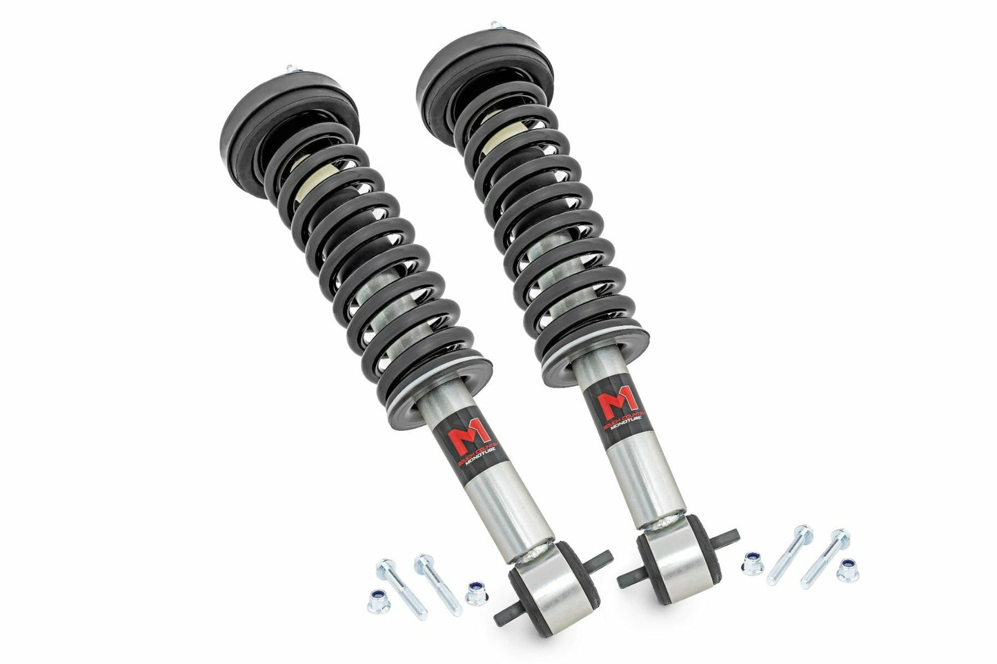 Fits Ford F-150 4WD (2014-2024) M1 Adjustable Leveling Struts; 0-2"; 502068