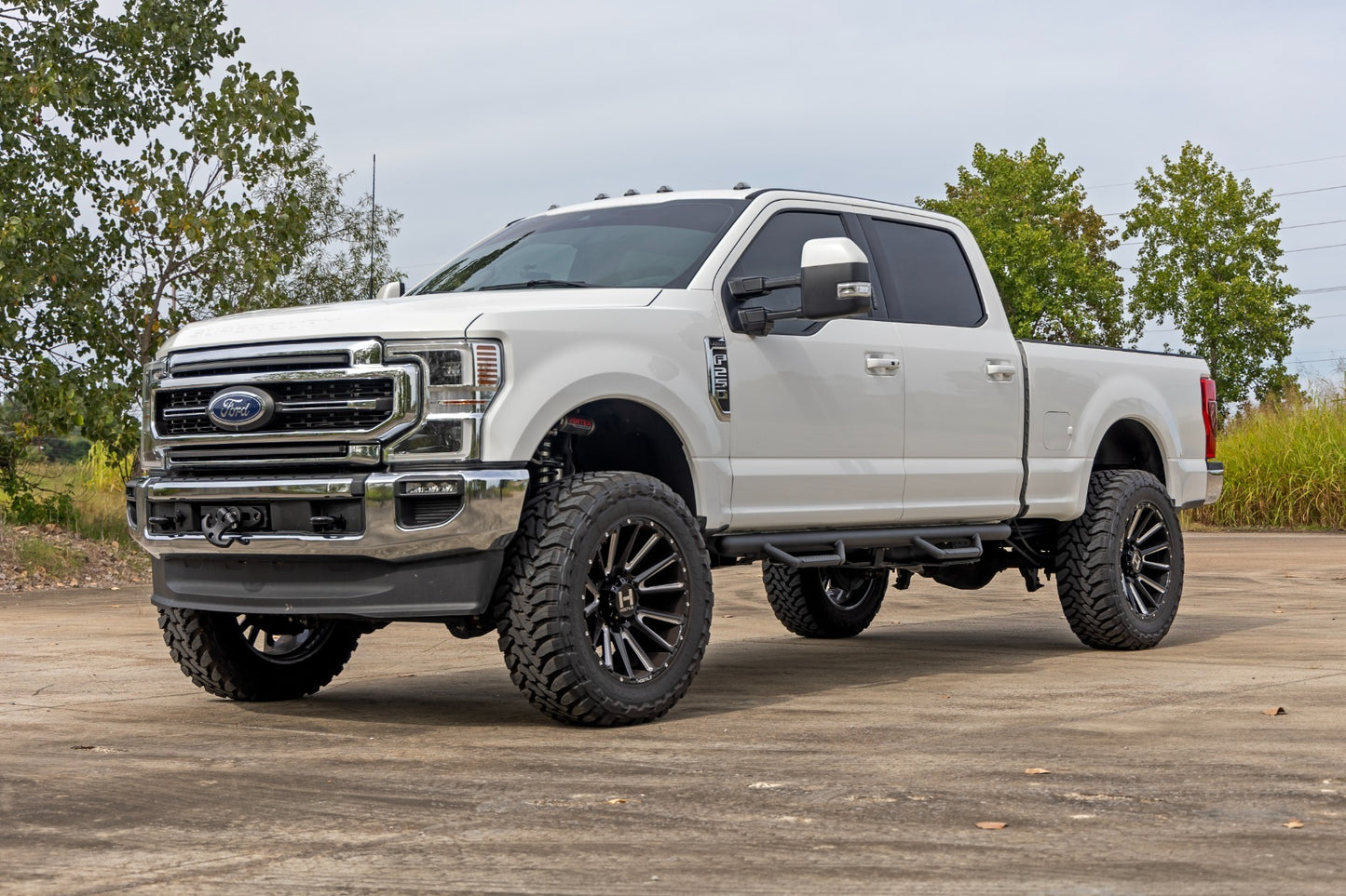 Fits Ford F-250 SD 4WD (17-22) 3" Coilover Conversion Lift Kit; Gas; 50258