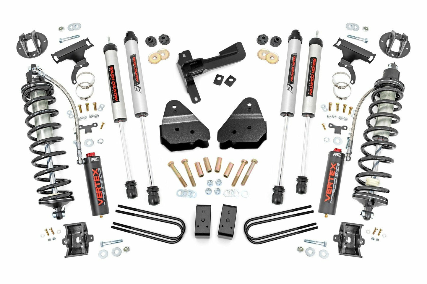 Fits Ford F-250 SD 4WD (17-22) 3" Coilover Conversion Lift Kit; Gas; 50258