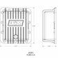 B&M Hi-Tek Deep Trans Pan for Ford C4 Transmission - 50281