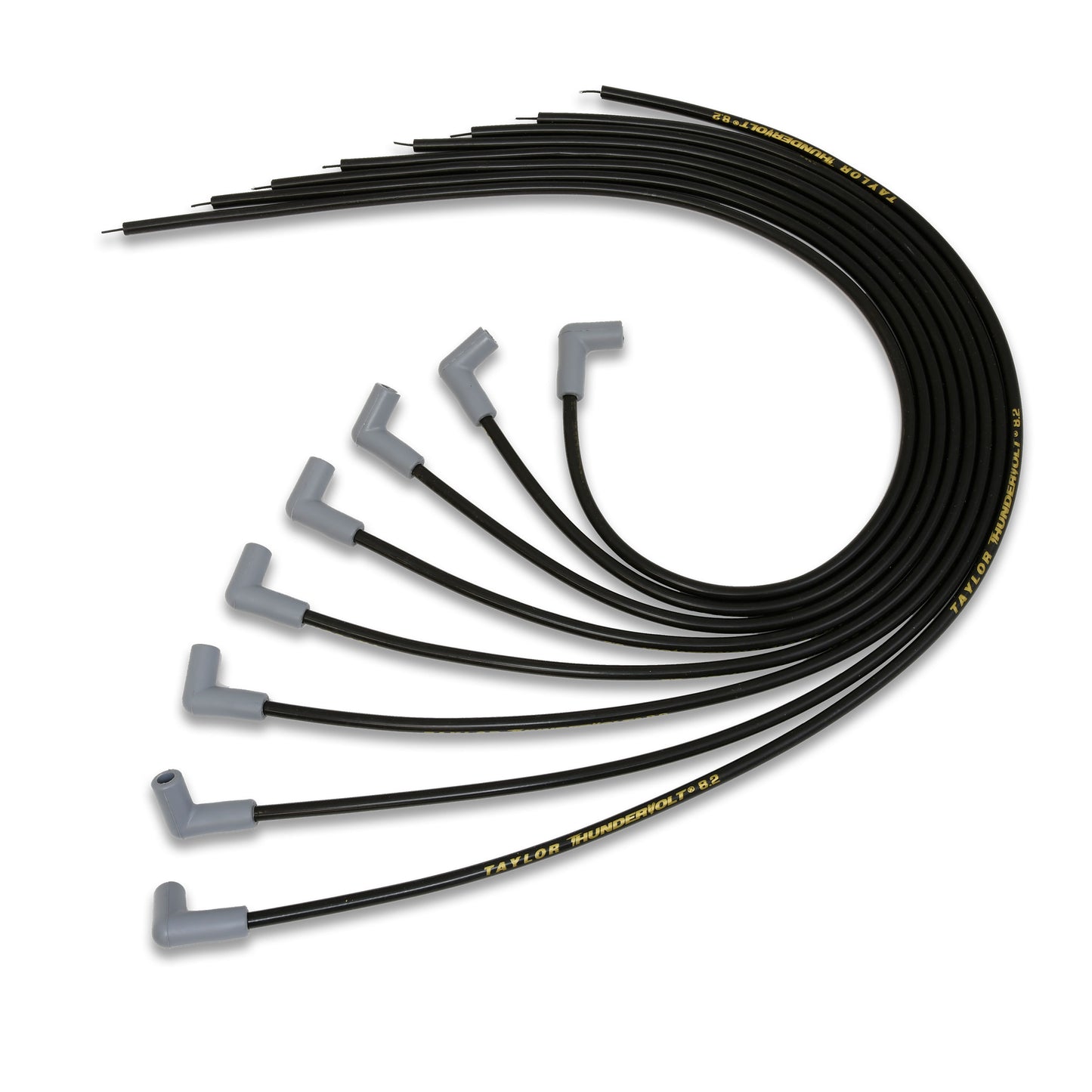 Spark Plug Wire Set Universal 8.2mm Silicone Thundervolt 90? 40 ohm/ft 83061