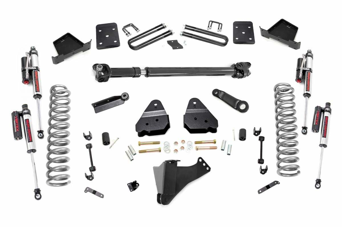 Fits Ford F-250/F-350 SD 4WD (17-22) 6" Lift; OVLD; D/S; Vertex; 50351