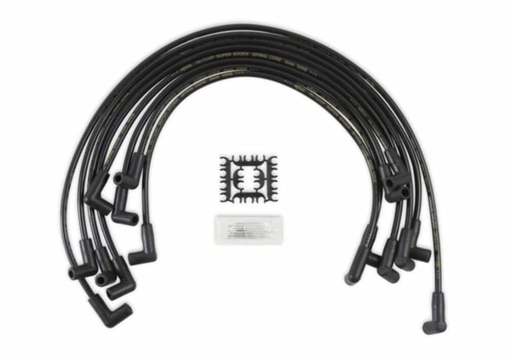 Spark Plug Wire Set - 90 Deg Boots - Black - 5048K