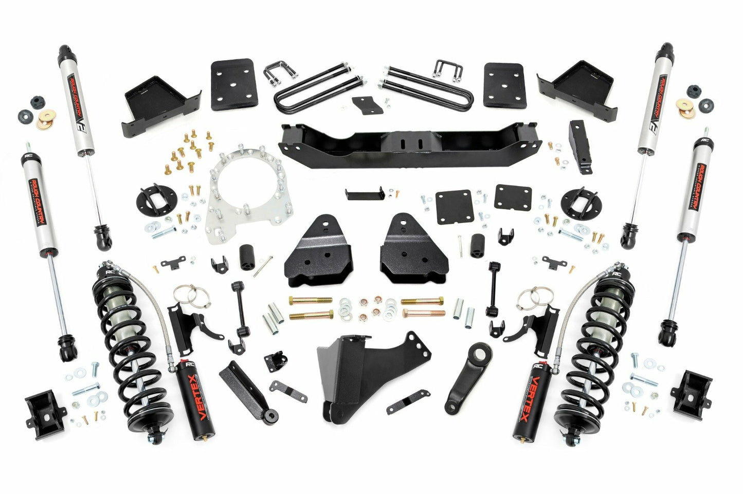 Fits Ford F-250/F-350 Super Duty 4WD (2017-2022) 4.5" Lift Kit; C/O V2; 50656