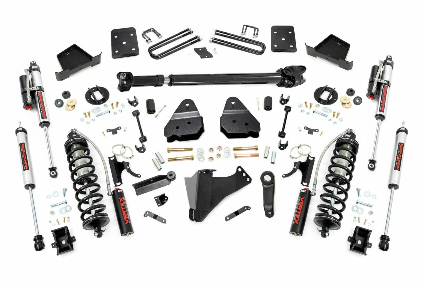 Fits Ford F-250/F-350 SD (17-22) 4.5" Lift Kit; FR D/S; C/O Vertex; 50659