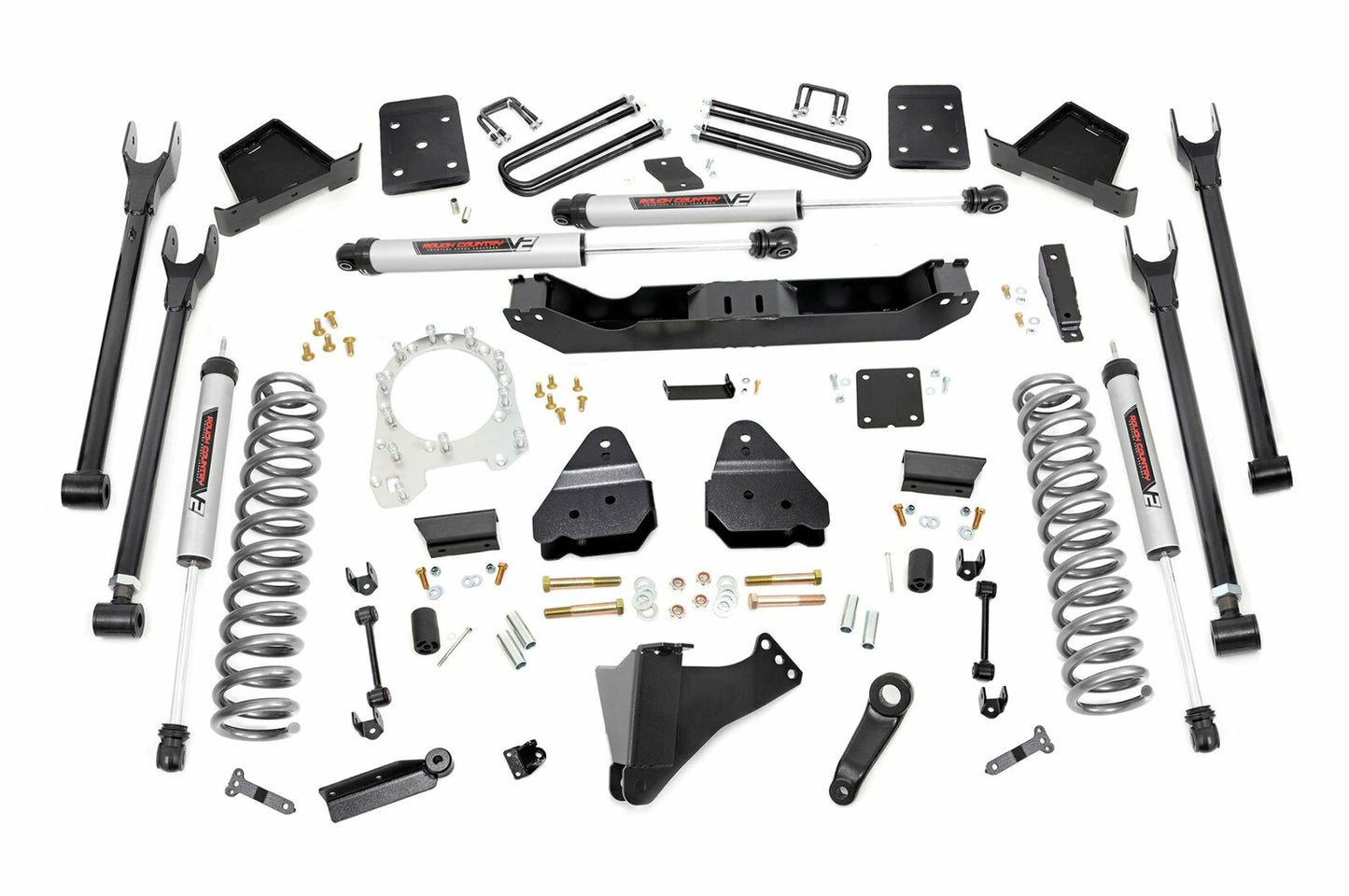 Fits Ford F-250/F-350 SD (17-22) 6" Lift Kit; Diesel; 4-Link; No OVLD; V2; 50770