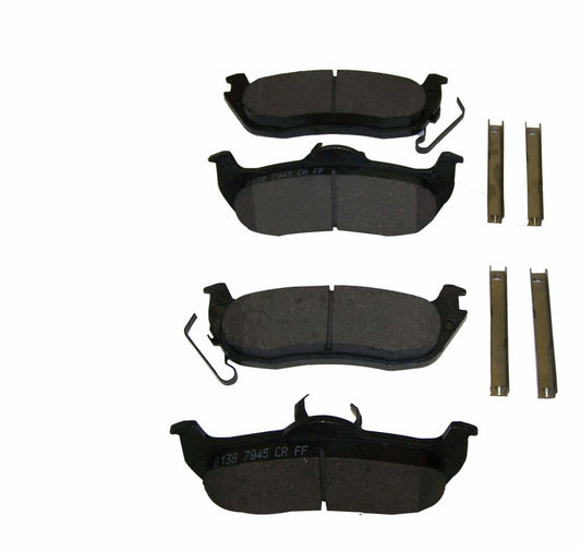 Crown Automotive - Semi-Metallic Gray Brake Pad Set - 5080871AA