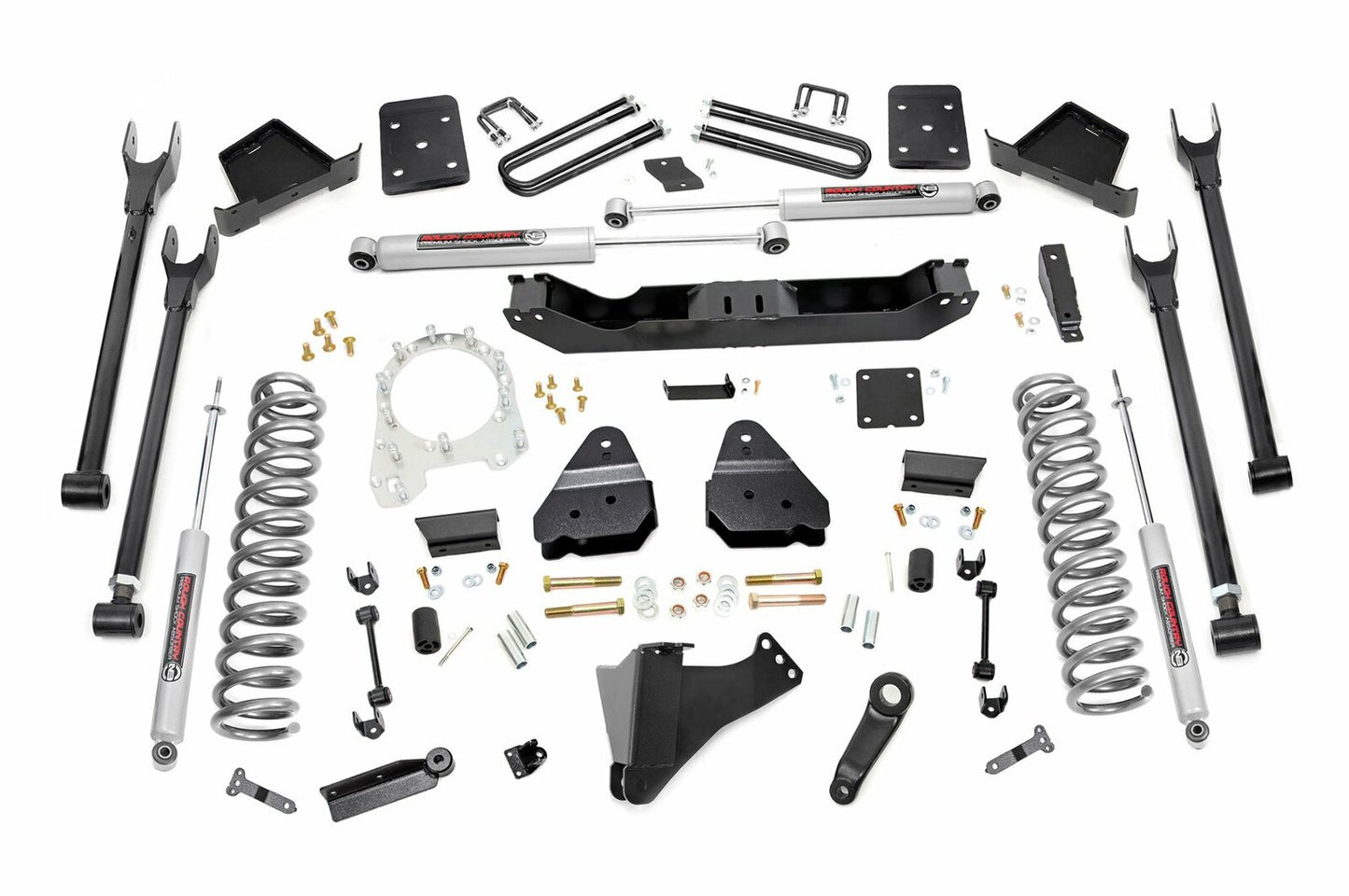 Fits Ford F-250/F-350 SD (17-22) 6" Lift Kit; Diesel; 4 Link; OVLD; 50820
