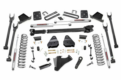 Fits Ford F-250/F-350 SD (17-22) 6" Lift Kit; Diesel; 4 Link; OVLD ; D/S; 50821