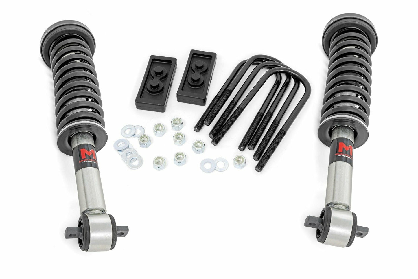 Fits Ford F-150 Tremor 4WD (2021-2024) 2.5 Inch Lift Kit; M1 Struts; 510040