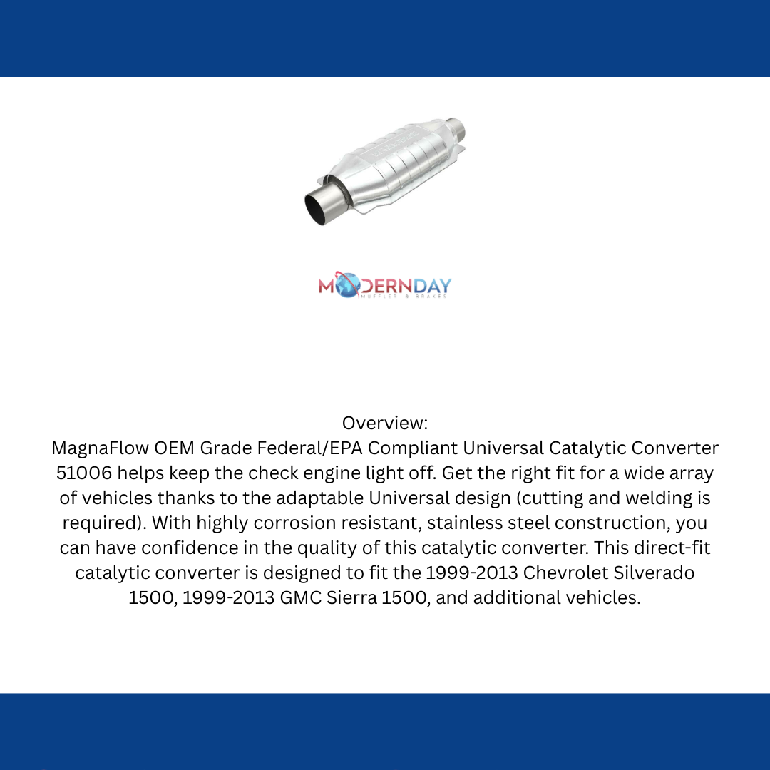 2000-2013 Chevrolet Suburban 1500 OEM Grade Catalytic Converter 51006 Magnaflow