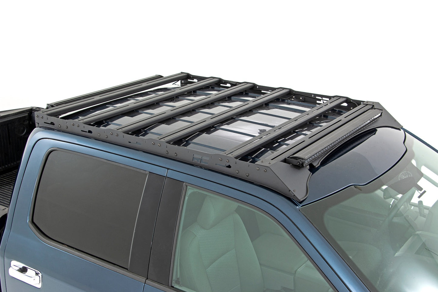 Fits Ford F-150 2&4WD (2015-2018) Roof Rack; FR 40" Single Row BLK LED; 51021
