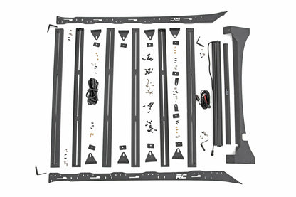 Fits Ford F-150 2&4WD (2015-2018) Roof Rack; FR 40" Single Row BLK LED; 51021