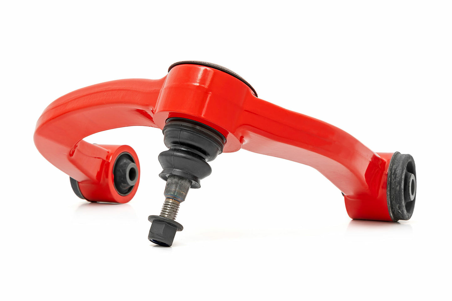 Fits Ford F-150 4WD (2009-2020) Red Forged Upper Control Arms; 51034RED