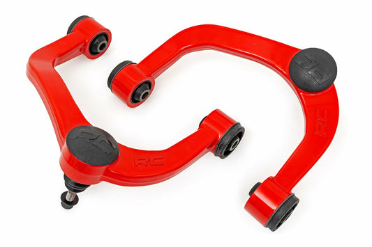 Fits Ford F-150 4WD (2009-2020) Red Forged Upper Control Arms; 51034RED