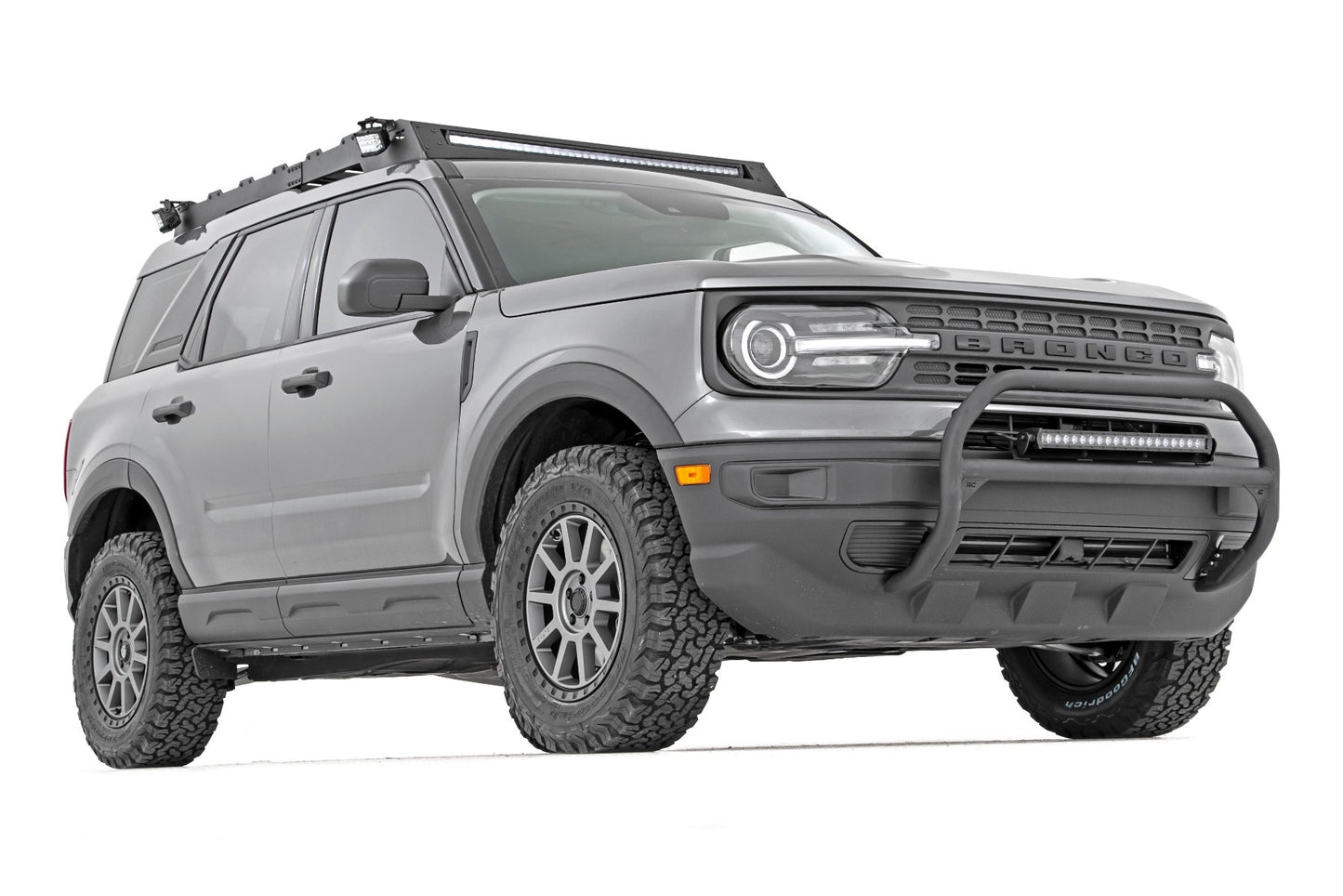 Fits Ford Bronco Sport 4WD (2021-2024) Nudge Bar 20" Black Single Row LED 51041
