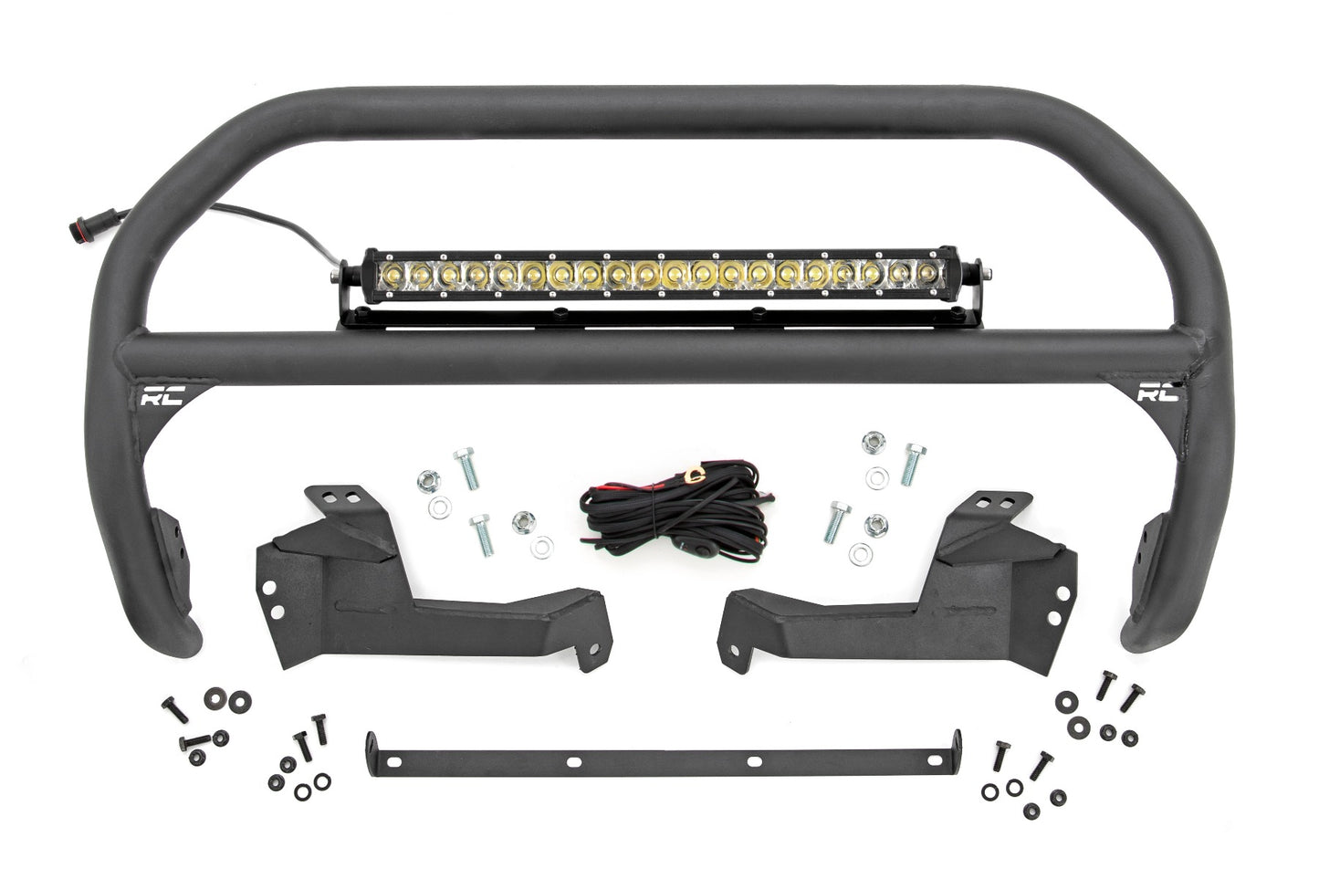 Fits Ford Bronco Sport 4WD (2021-2024) Nudge Bar 20" Chrome Single Row LED 51043