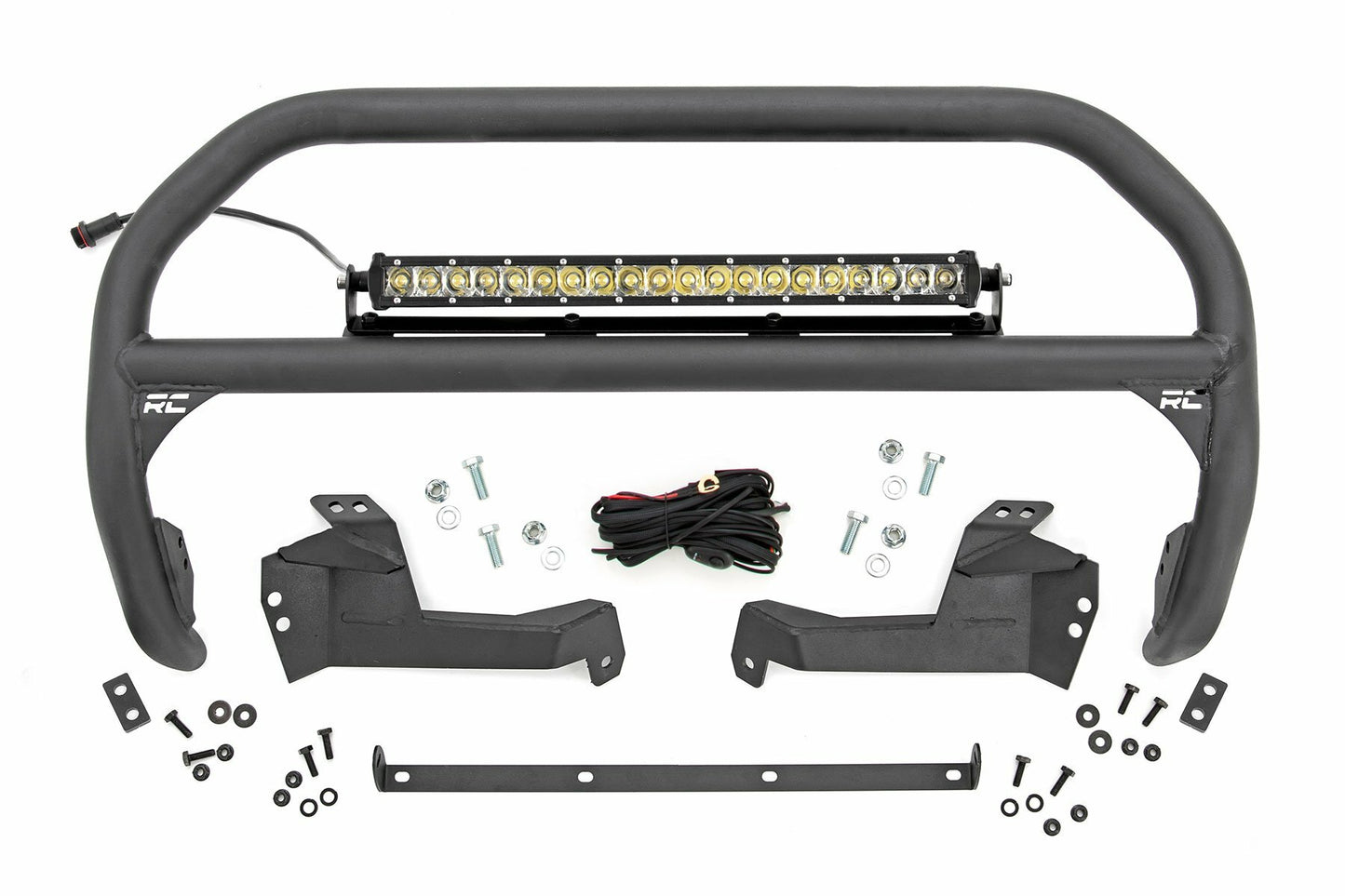 Fits Ford Bronco Sport 4WD (2021-2024) Nudge Bar 20" Chrome Single Row LED 51043