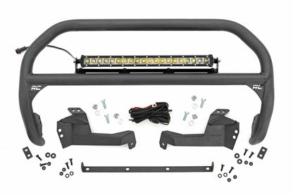 Fits Ford Bronco Sport 4WD (2021-2024) Nudge Bar 20" Chrome Single Row LED 51043