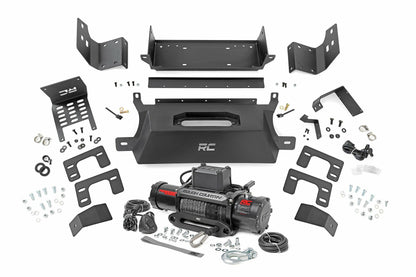 Fits Ford Bronco 4WD (2021-2024) Hidden Winch Mount; 9500S; 51058