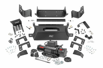 Fits Ford Bronco 4WD (2021-2024) Hidden Winch Mount; 12000S; 51059
