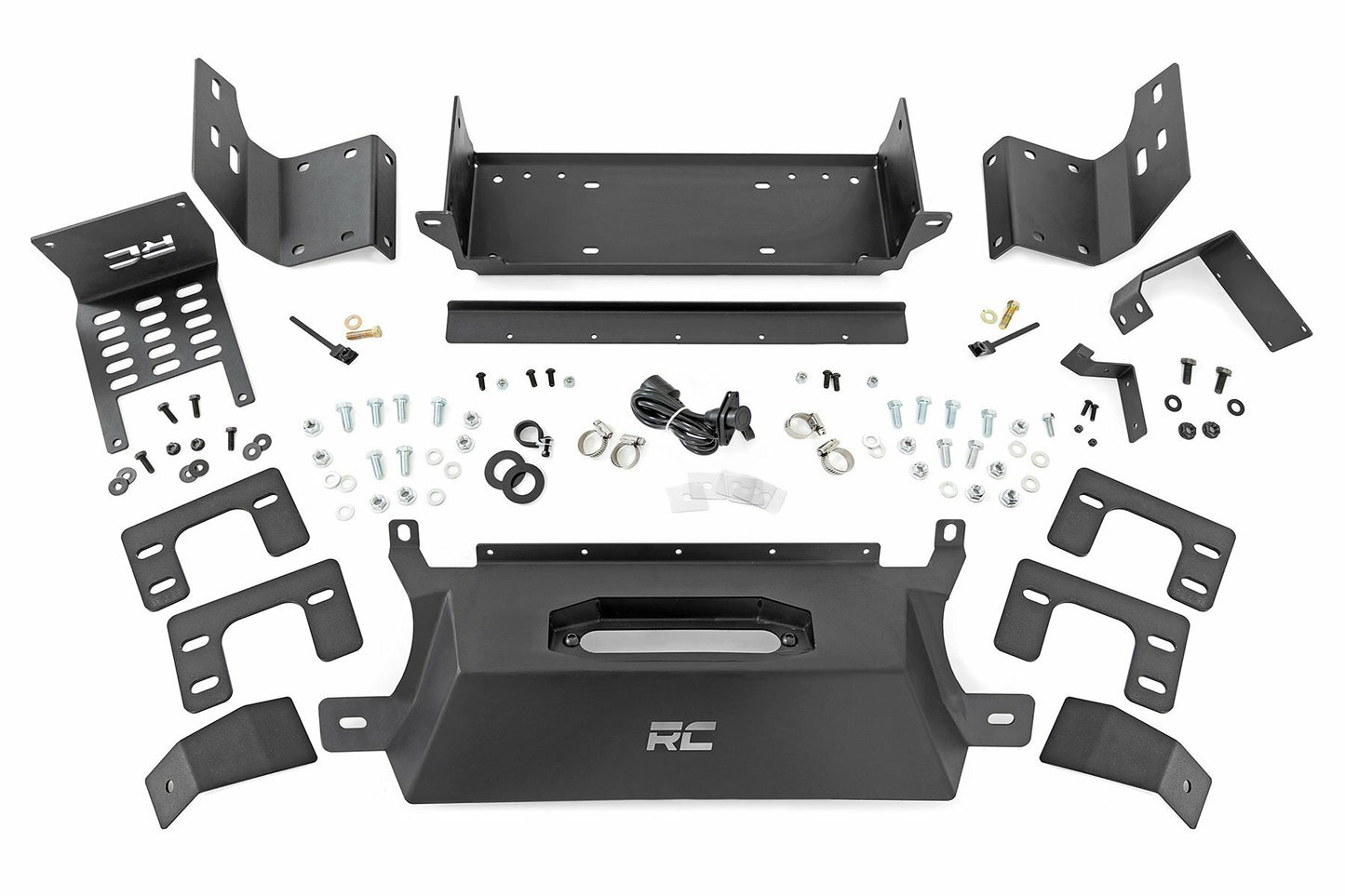 Fits Ford Bronco 4WD (2021-2024) Hidden Winch Mount; All Models; 51065